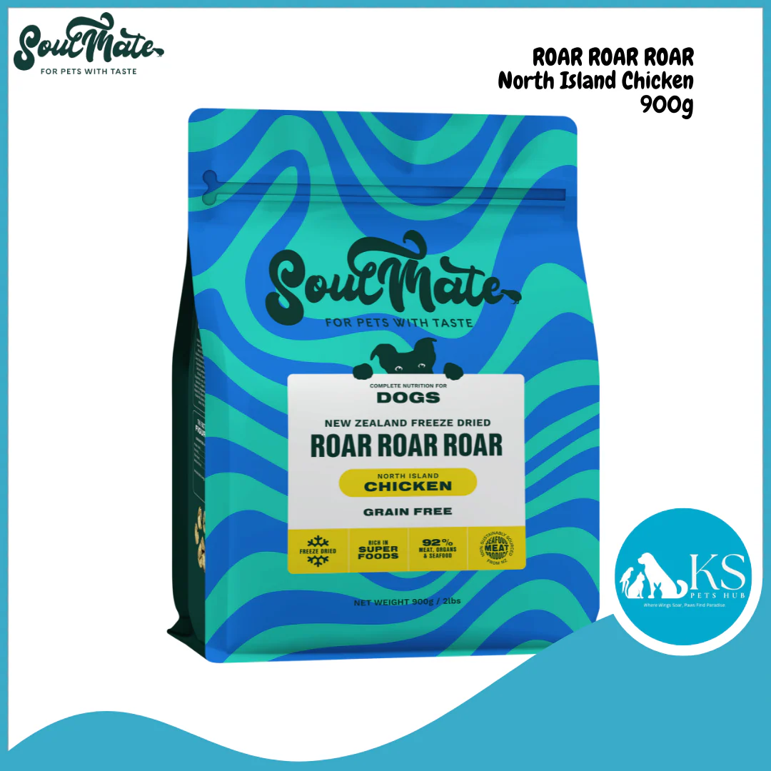 Soulmate Roar Roar Roar Chicken / Red Meat / Seafood Freeze Dried Dog Food 400g / 900g - Bild 4
