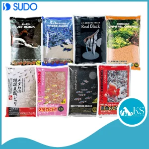 [ 5kg ] SUDO Assorted Gold Fish Reef Turtle River Black Pink Orange White Sand 1kg Fish & Aquatic