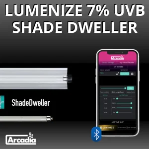 Arcadia 7% UVB D3 ShadeDweller Lighting, 12" (CPU)