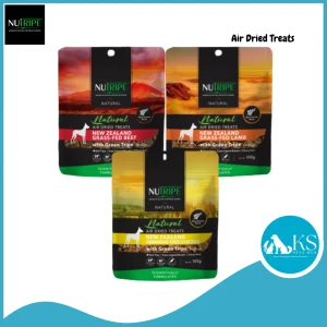 [AIR-DRIED] Nutripe DOG Air-Dried New Zealand Beef / Lamb / Chicken Treats 100g