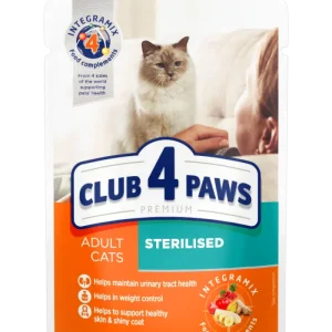CLUB 4 PAWS Premium Pouches , Sterilized Cats
