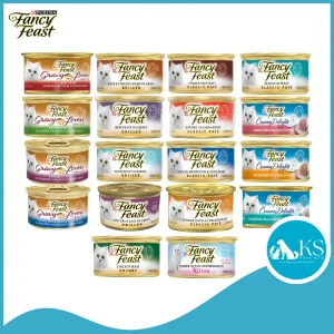 [ 1 Carton ] Purina Fancy Feast Cat Canned Food 85g x 24 cans - Assorted Flavors (No Mix)