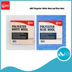 ANS Polyster White / Blue Wool (100x50x2cm) Fish & Aquatic