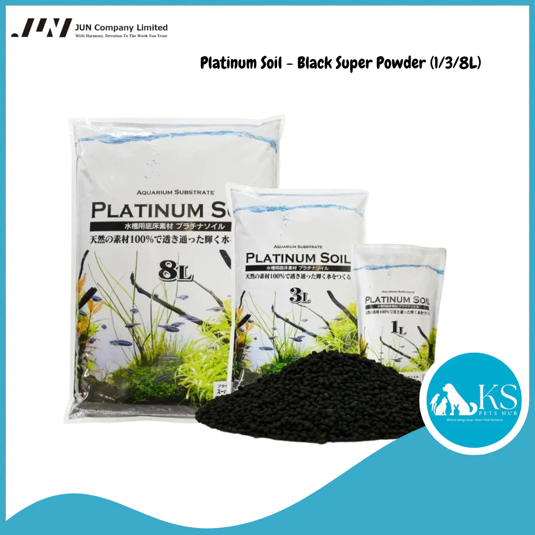 JUN Platinum Soil - Black Super Powder (1/3/8L) Fish & Aquatic - Bild 2
