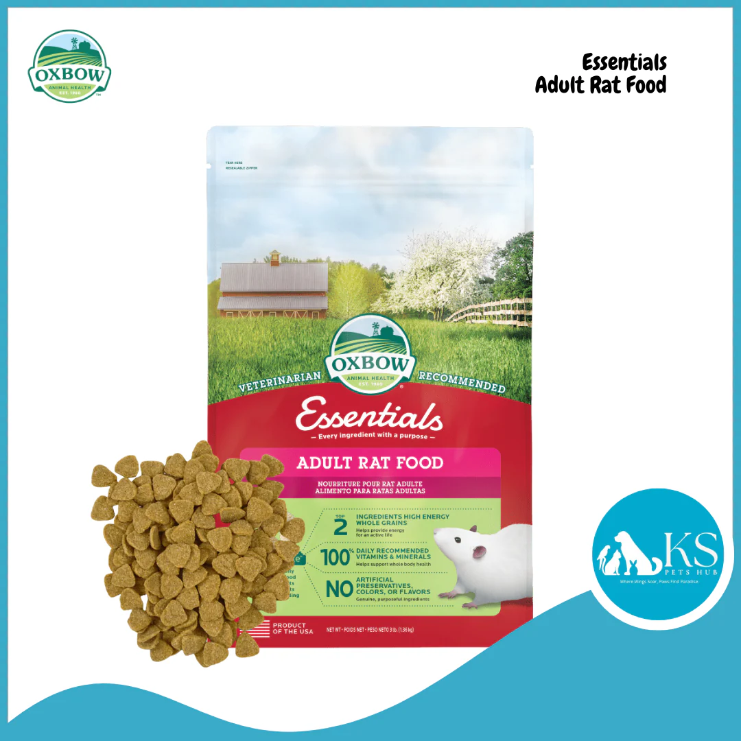 Oxbow Essentials Adult Rat Food 3lb (1.36kg) Small Animal Feed - Bild 2