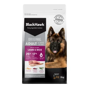 Lamb & Rice – 20kg – Blackhawk